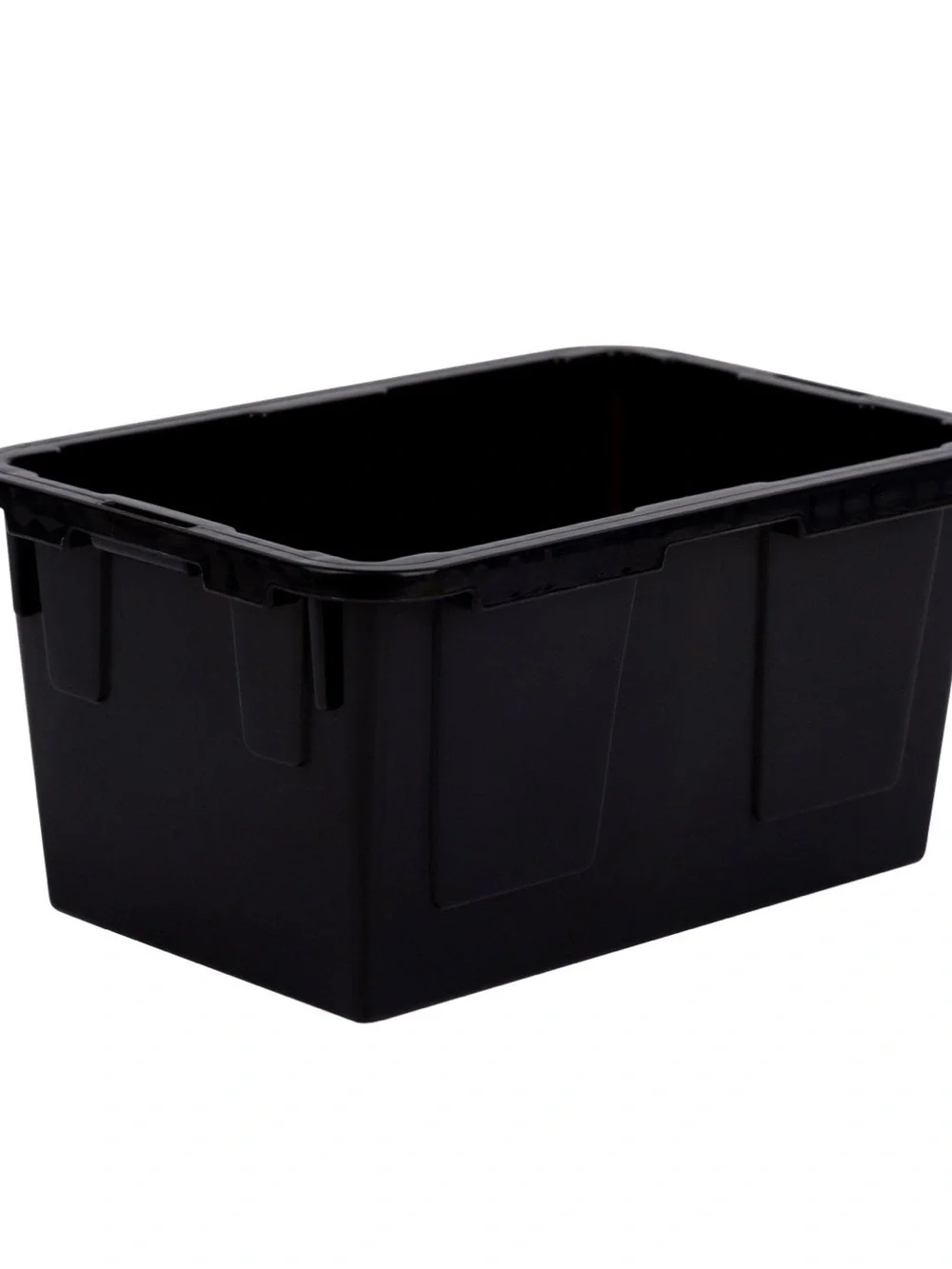 Green Made Mini Storage Bins 10-Pack — Yellow Lids with Black Bin Containers